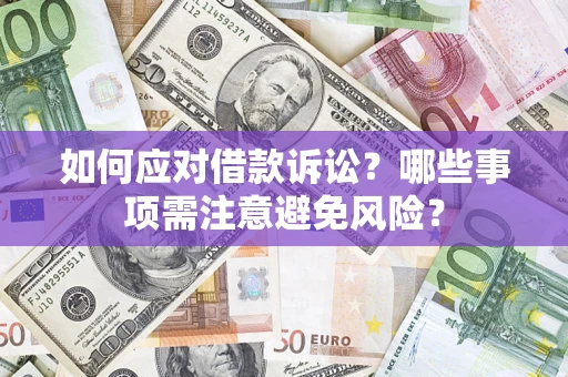 北京如何应对借款诉讼？哪些事项需注意避免风险？