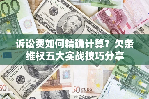 北京诉讼费如何精确计算？欠条维权五大实战技巧分享