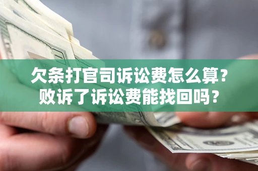 北京欠条打官司诉讼费怎么算？败诉了诉讼费能找回吗？
