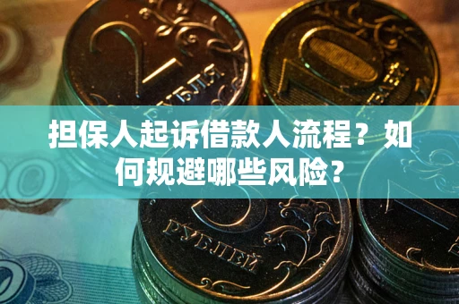 北京担保人起诉借款人流程？如何规避哪些风险？
